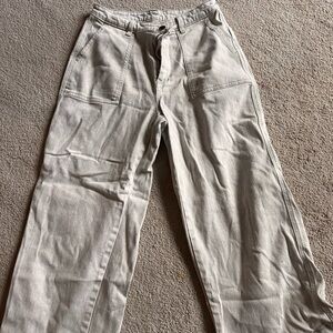 Tan high Rise Wide leg Universal thread Jeans